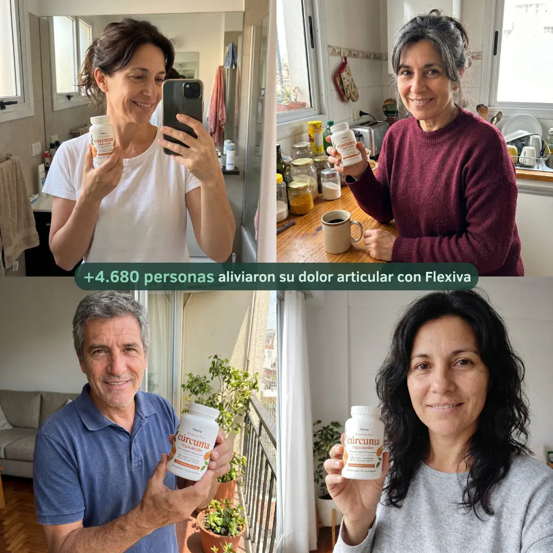 Flexiva - Cápsulas Premium de Triple Acción Antiinflamatoria